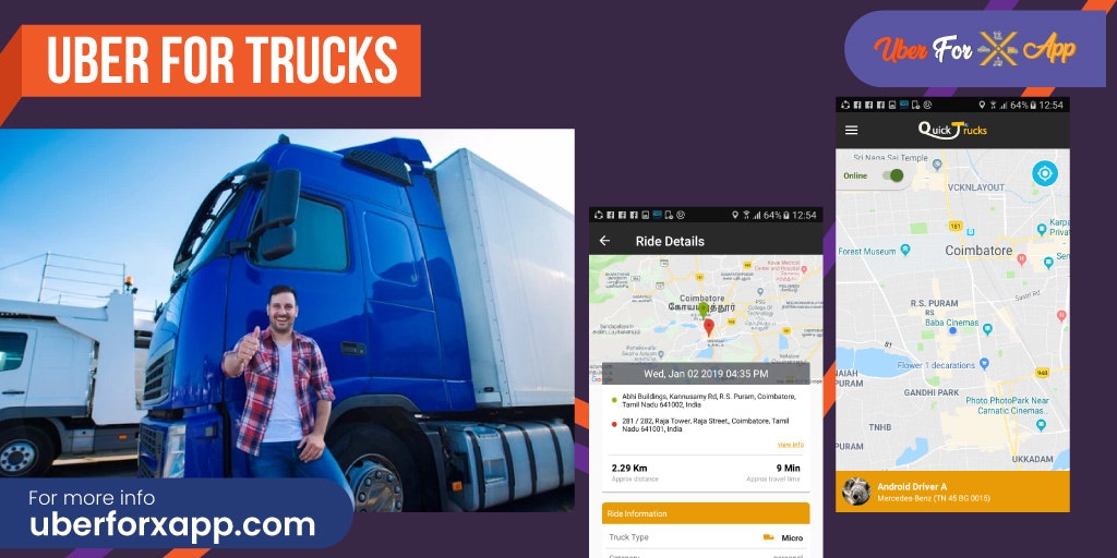 Truck rental App Development gallery image