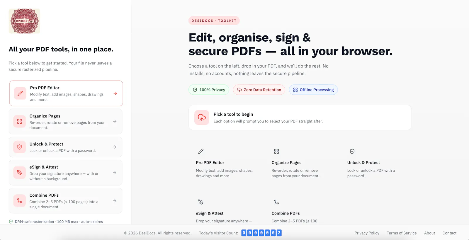 DesiDocs screenshot 1