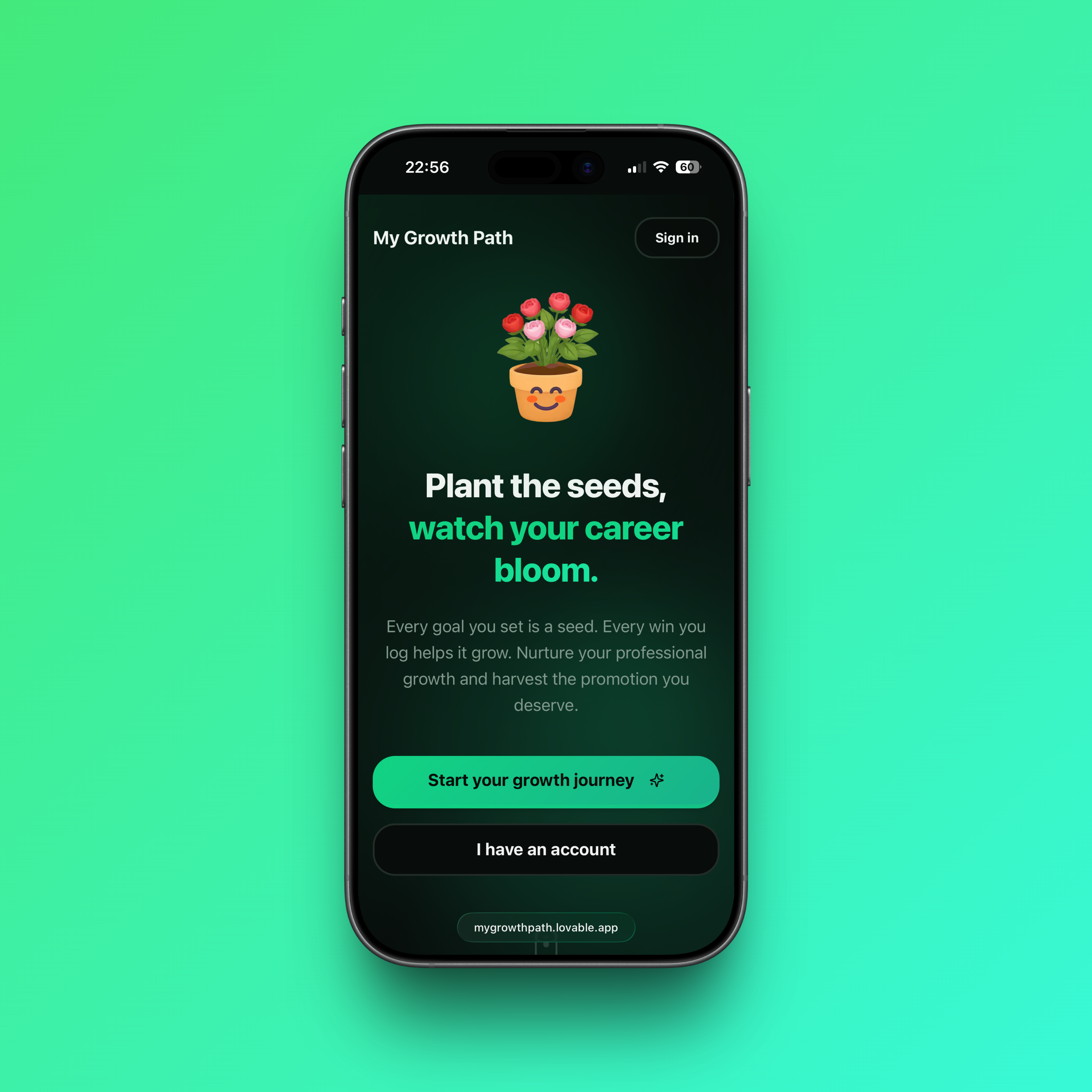My Growth Path - Main product screenshot demonstrating key features and user interface