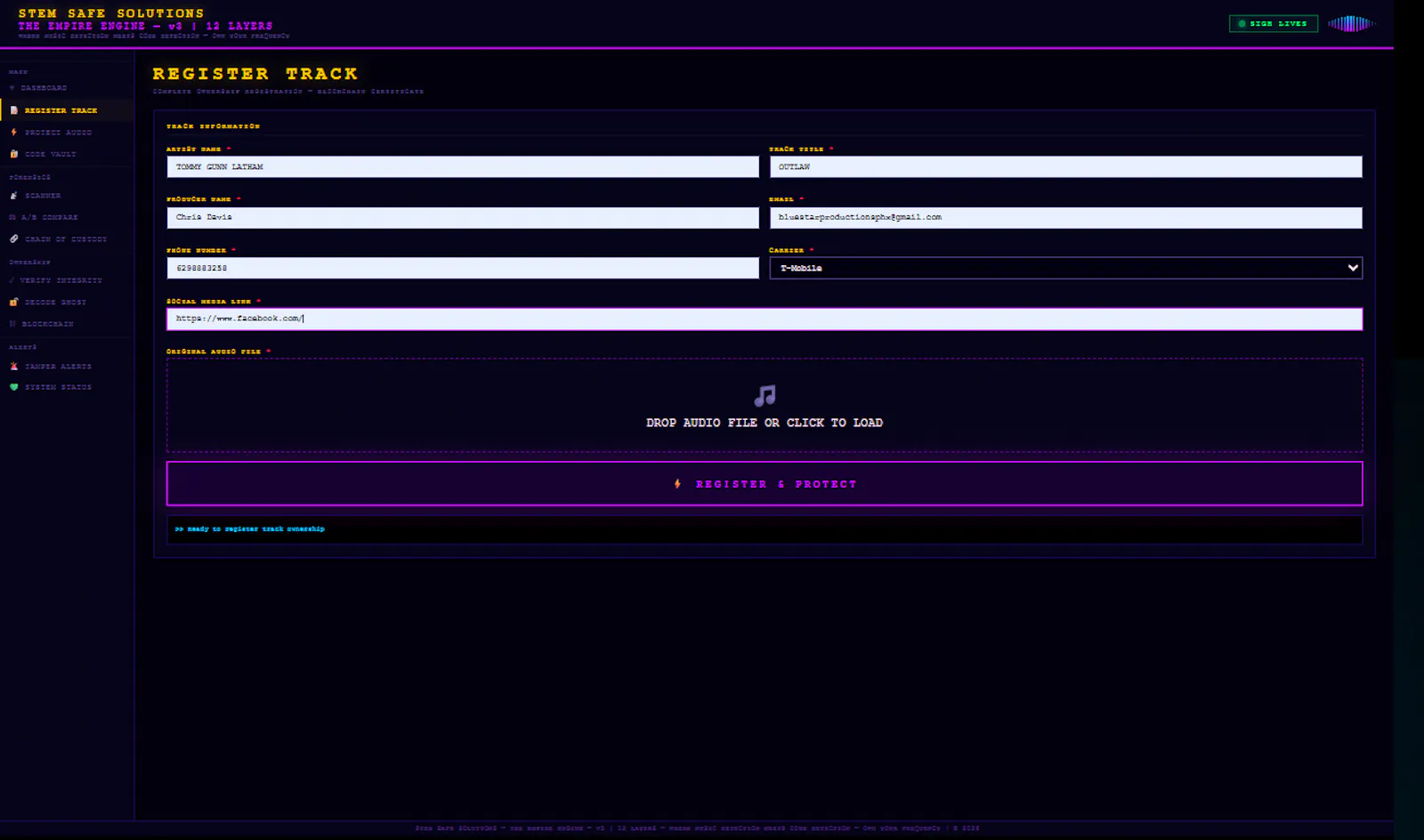 Tier Audio Protection screenshot 3