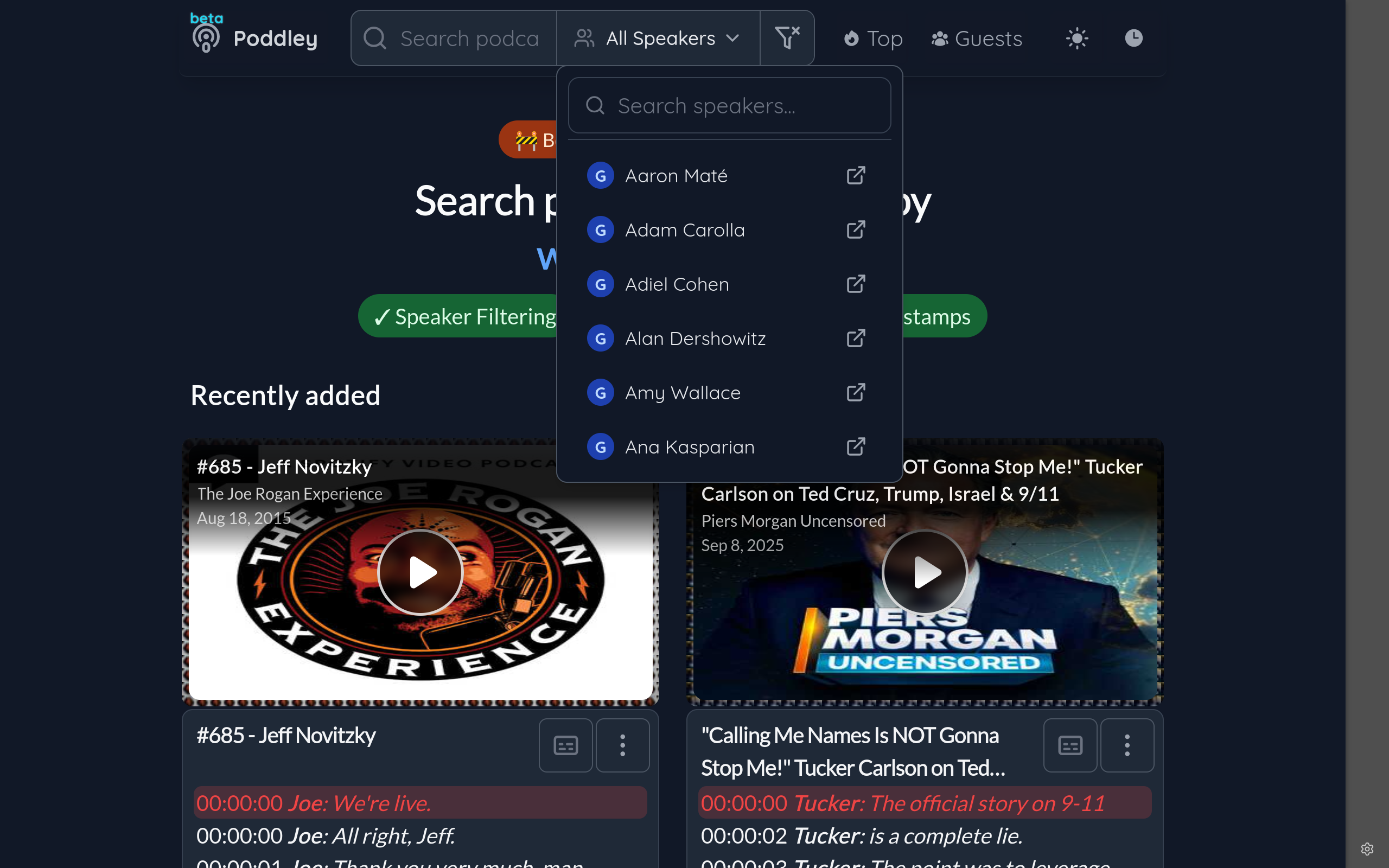 Poddley - Screenshot 5 showing product features and functionality