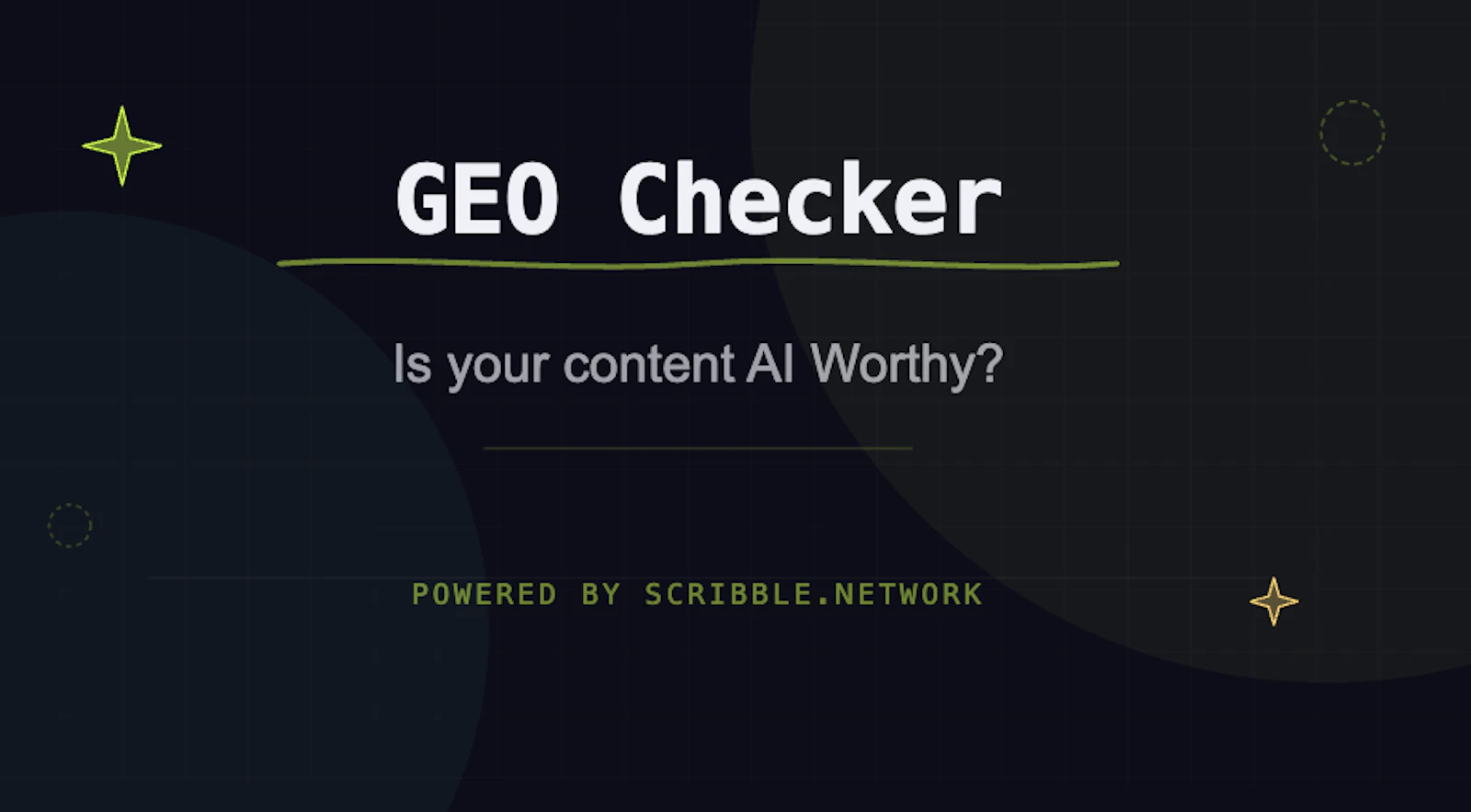 GEO Checker screenshot 2