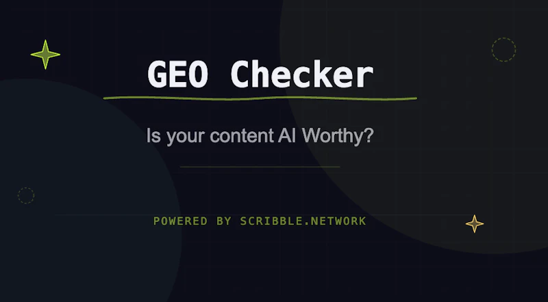 GEO Checker screenshot 2