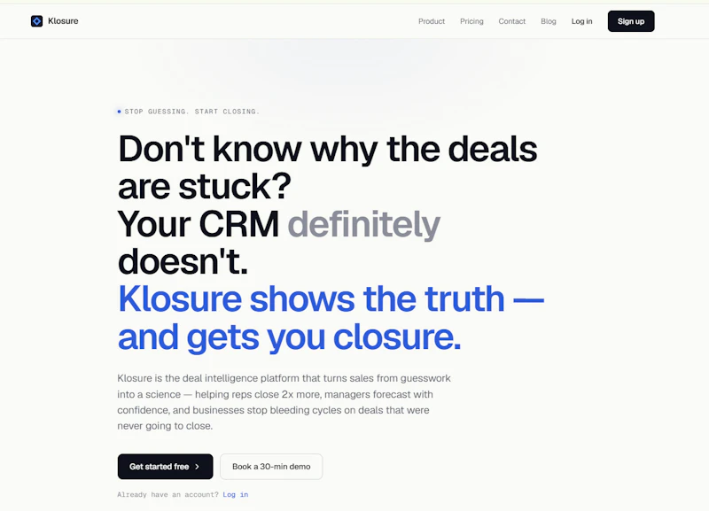 Klosure screenshot 1
