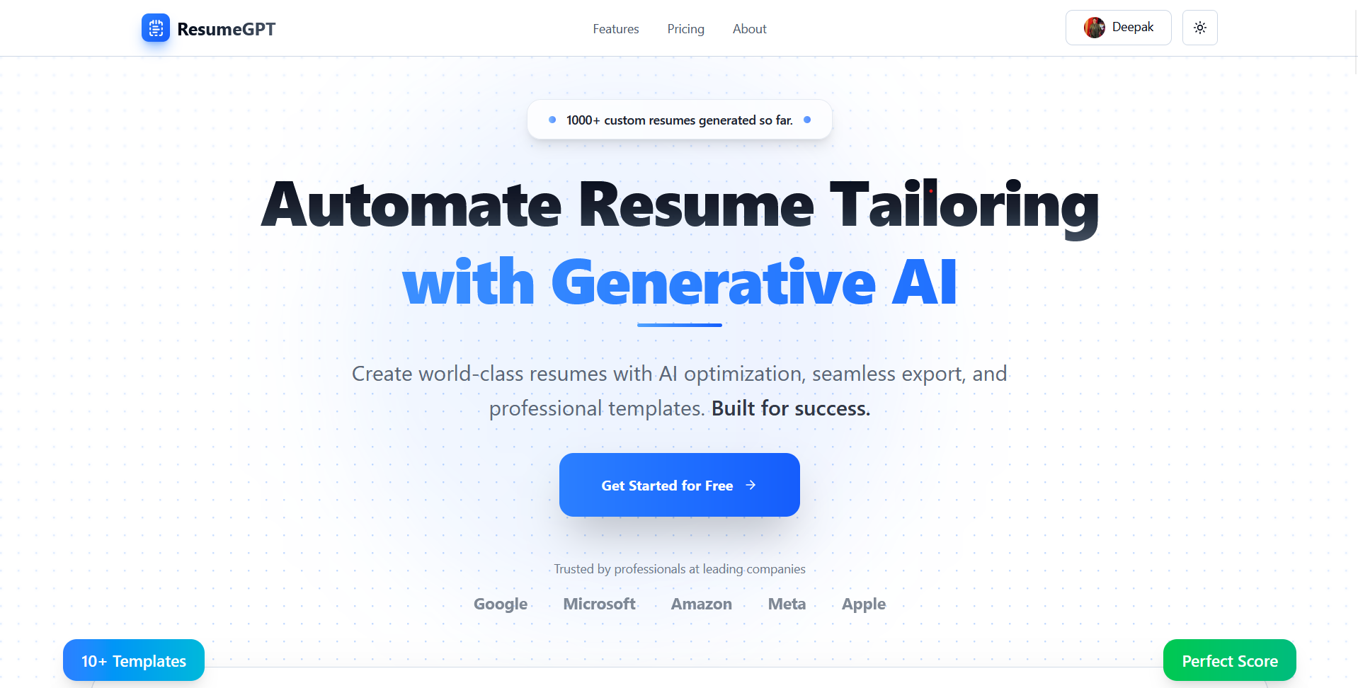 ResumeGPT gallery image