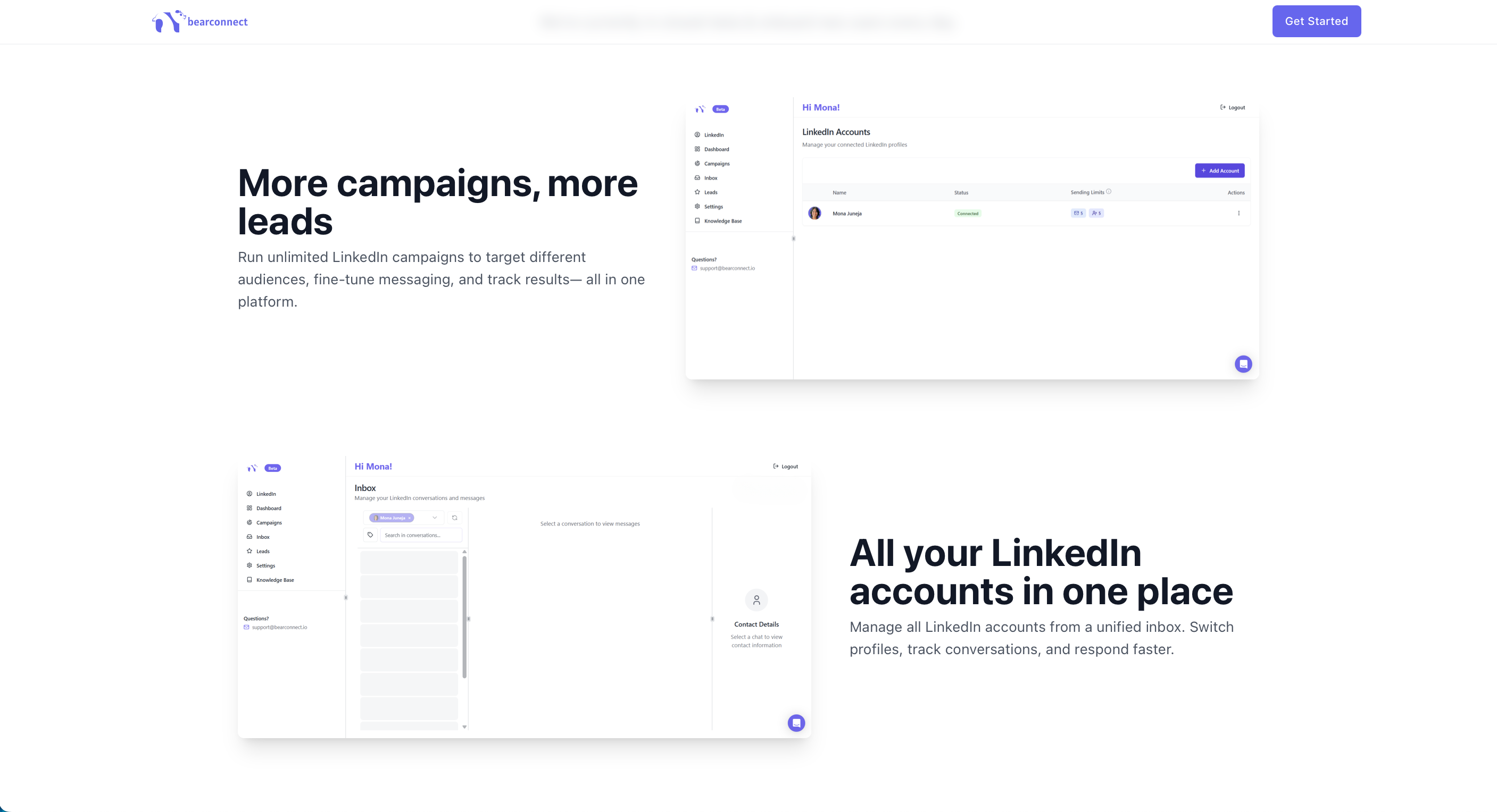 Bearconnect.io - 您需要的多合一LinkedIn自動化工具 media 8