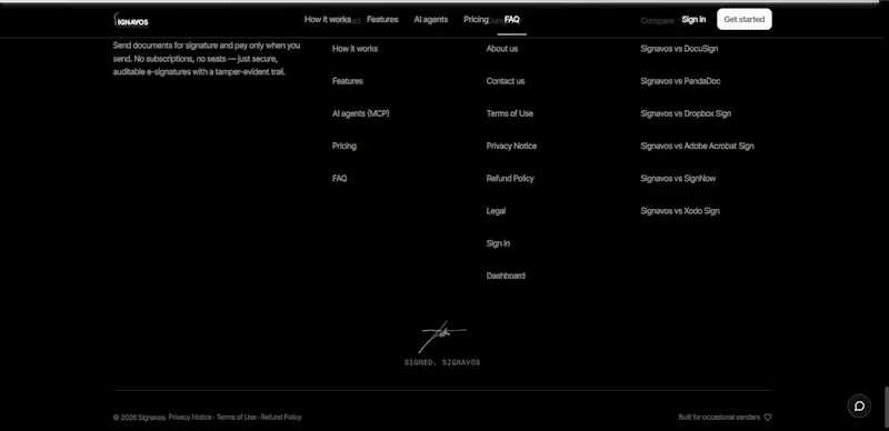 Signavos screenshot 8