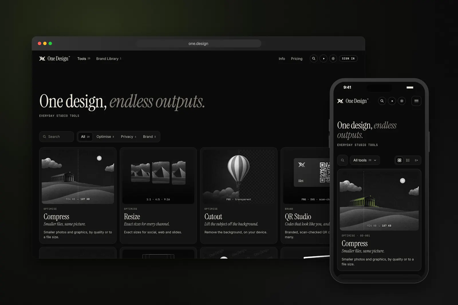 One Design screenshot 1