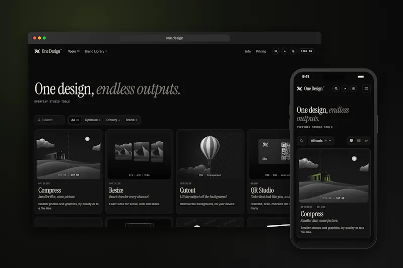 One Design screenshot 1