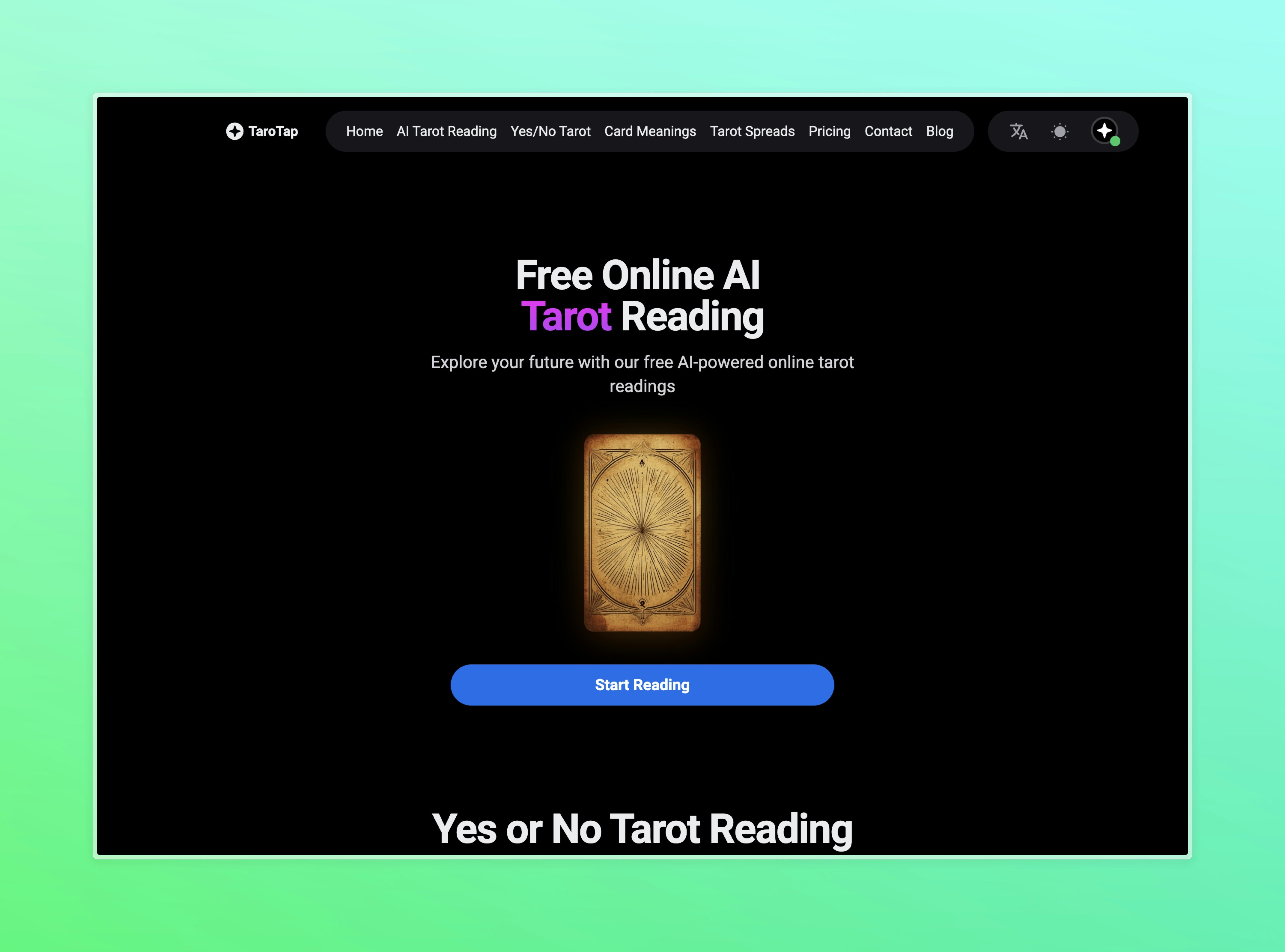 Tarotap screenshot 1 Tarotap screenshot 1