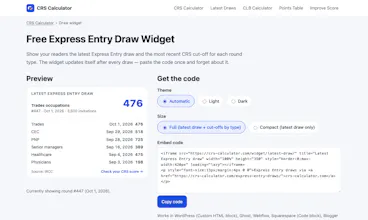 CRS Calculator gallery image