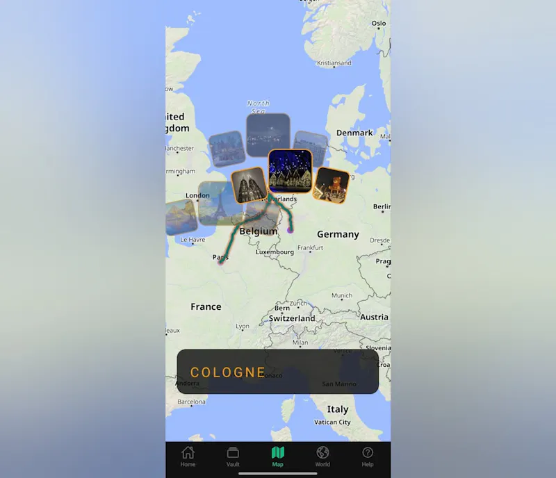 Cinemaly - Interactive Travel Memory Map screenshot 4