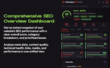 Namespace SEO Studio gallery image