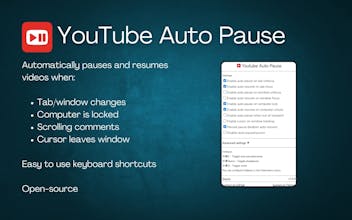 YouTube Auto Pause gallery image