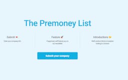 The Premoney List media 2
