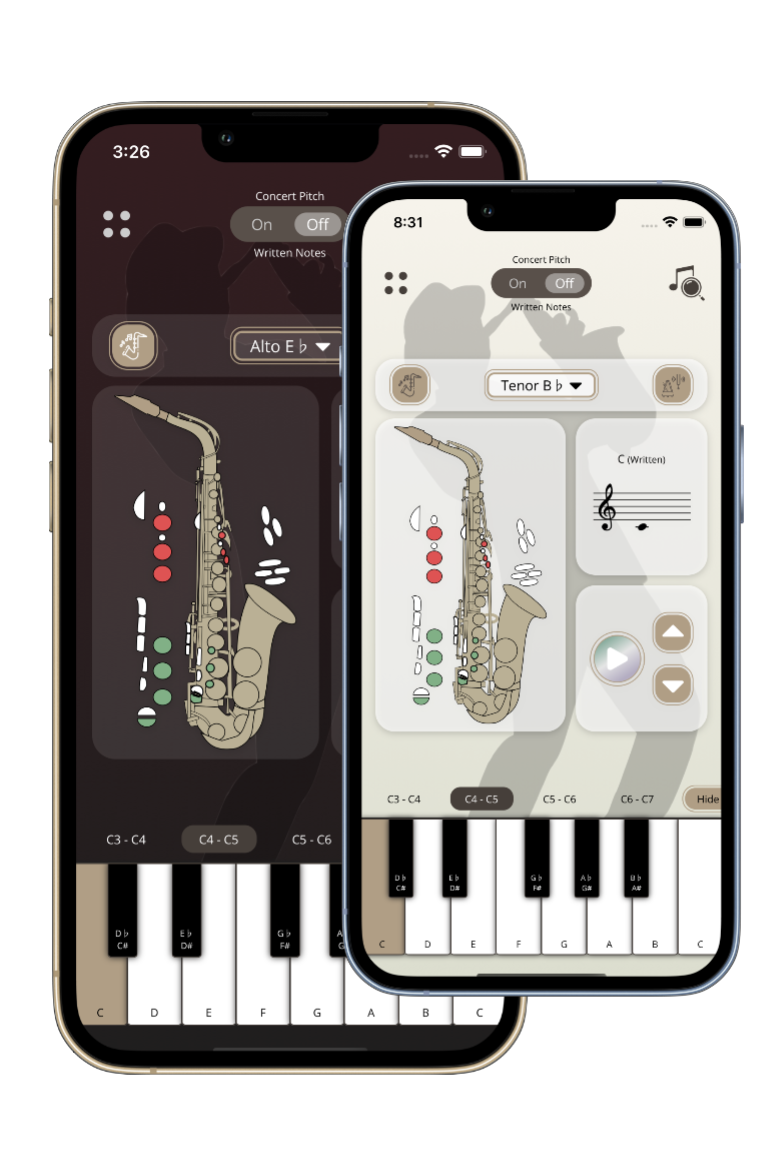 Saxophone Fingering Chart media 1