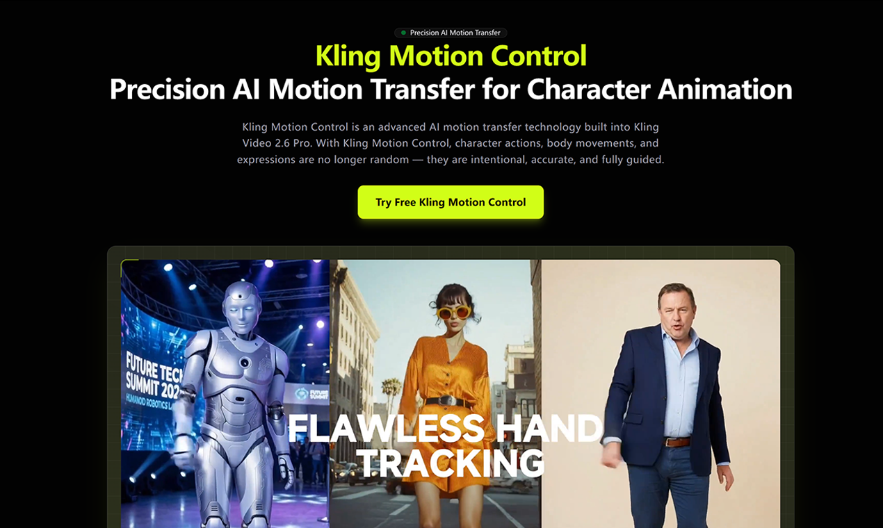 Kling Motion Control gallery image