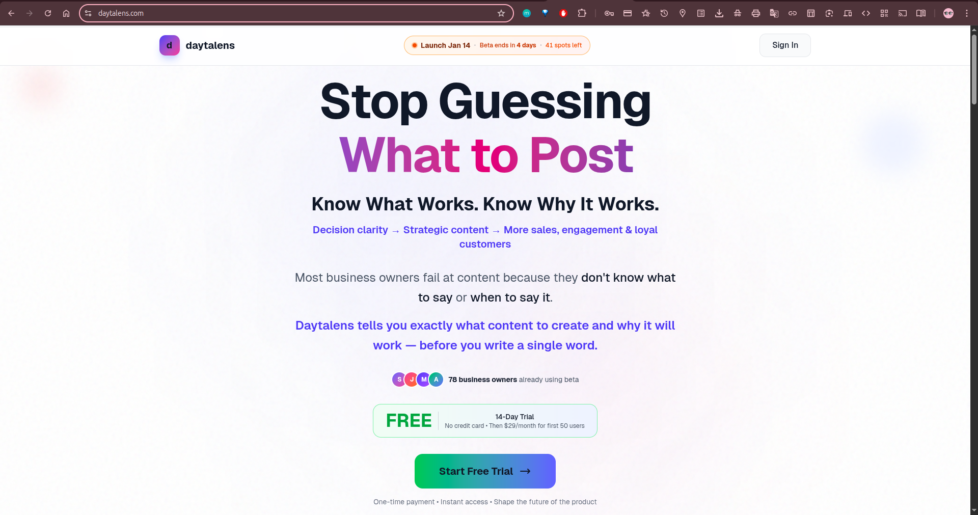 Daytalens - Product Hunt launch logo