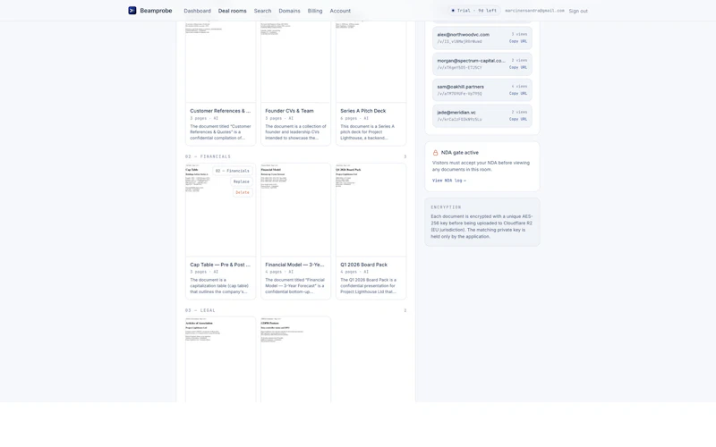 Beamprobe screenshot 9