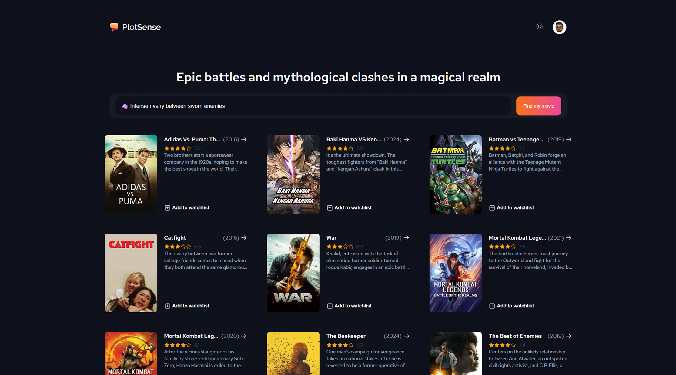 PlotSense AI gallery image