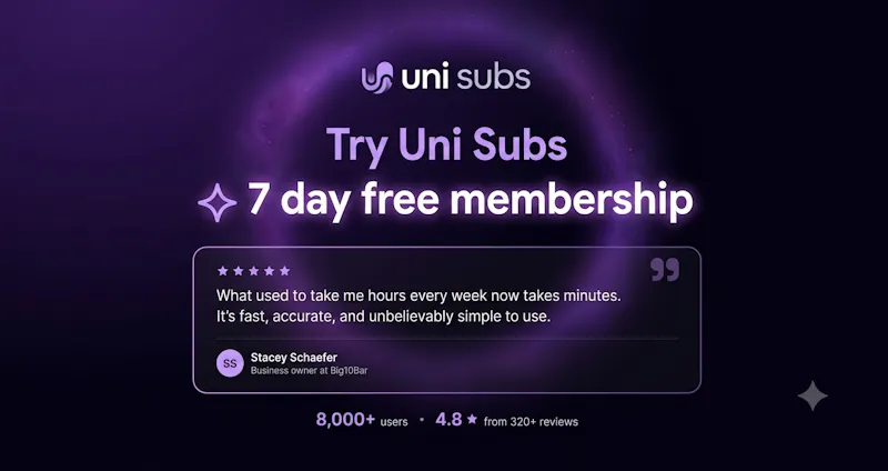 UniSubs screenshot 5