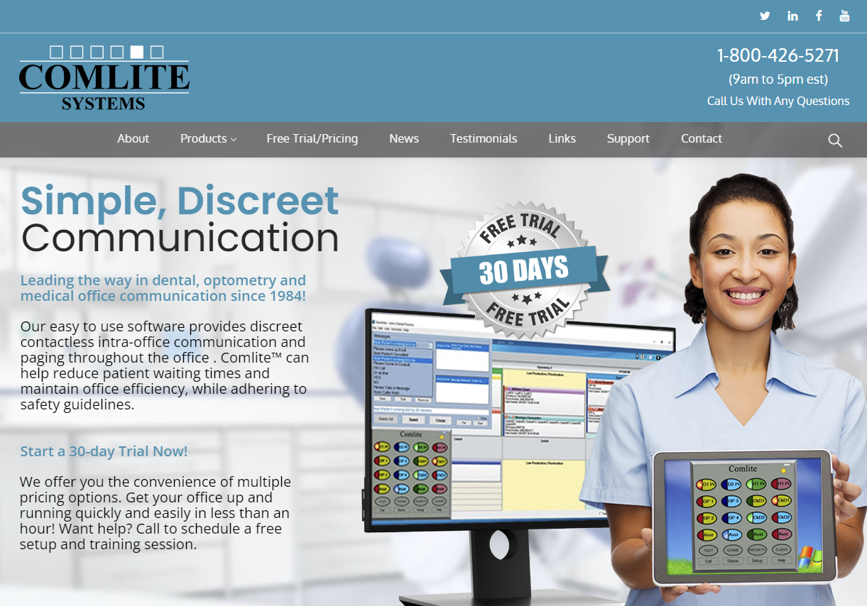Dental Office Paging Systems | Dental Communication Software | Comlite Systems gallery image