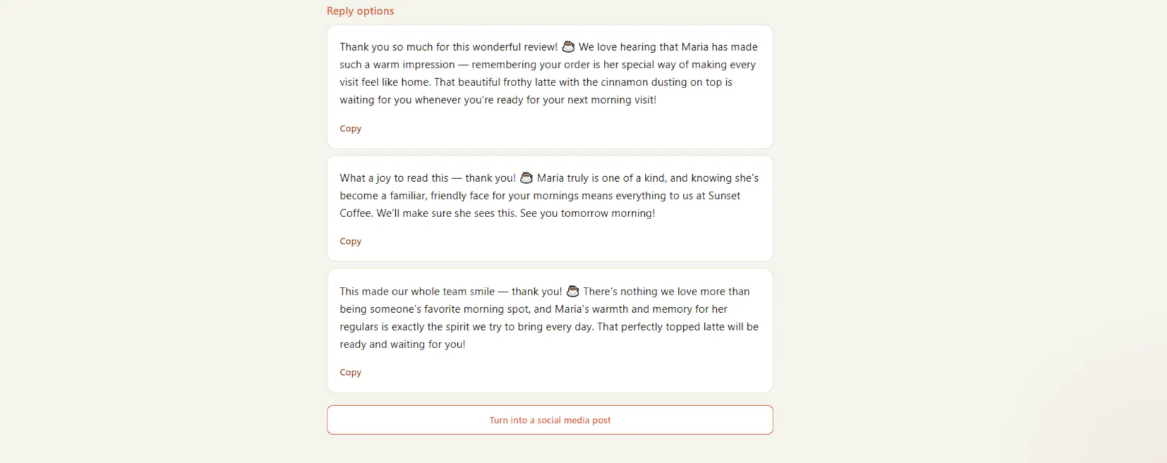 Review Reply AI gallery image