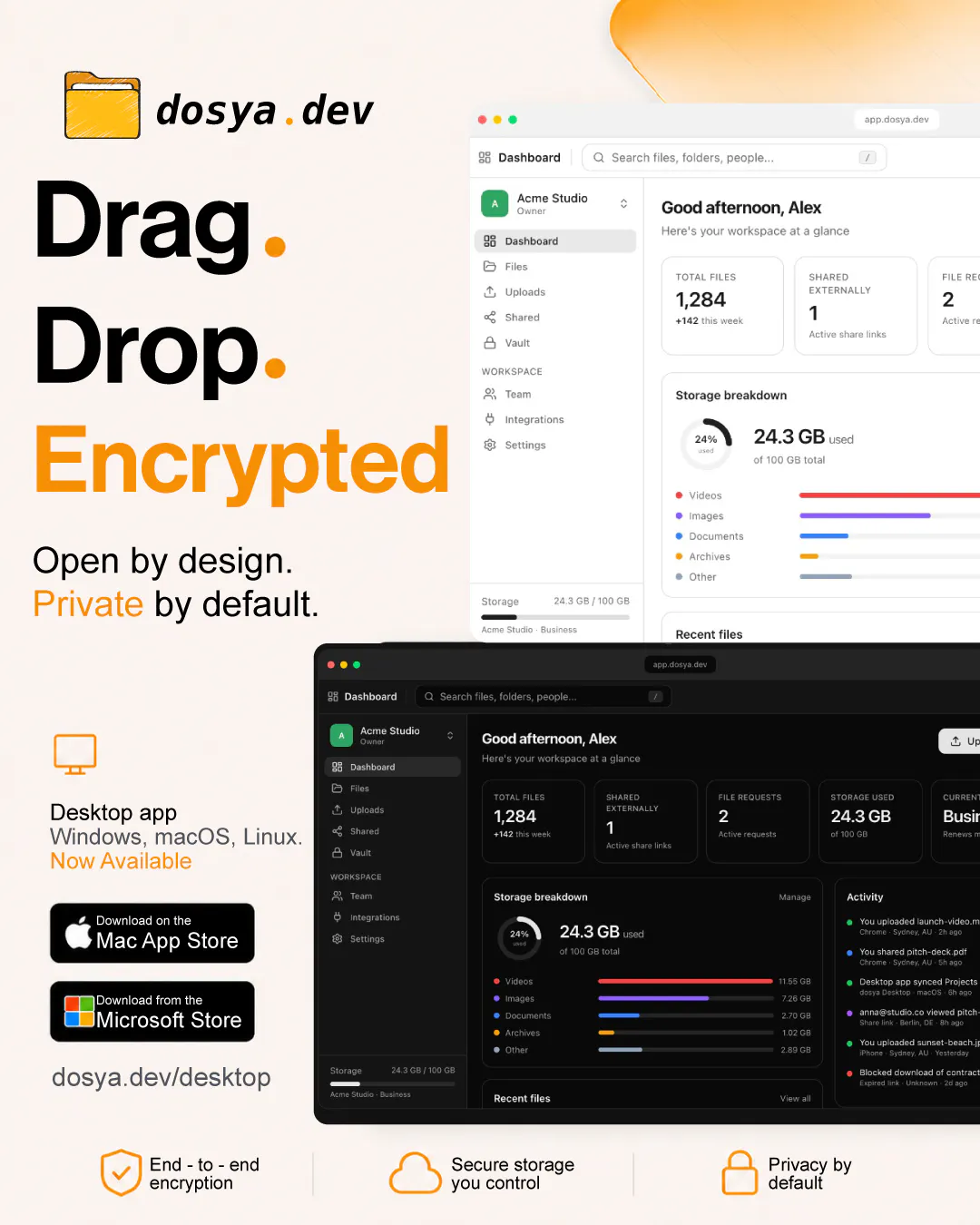 Dosya cloud storage gallery image