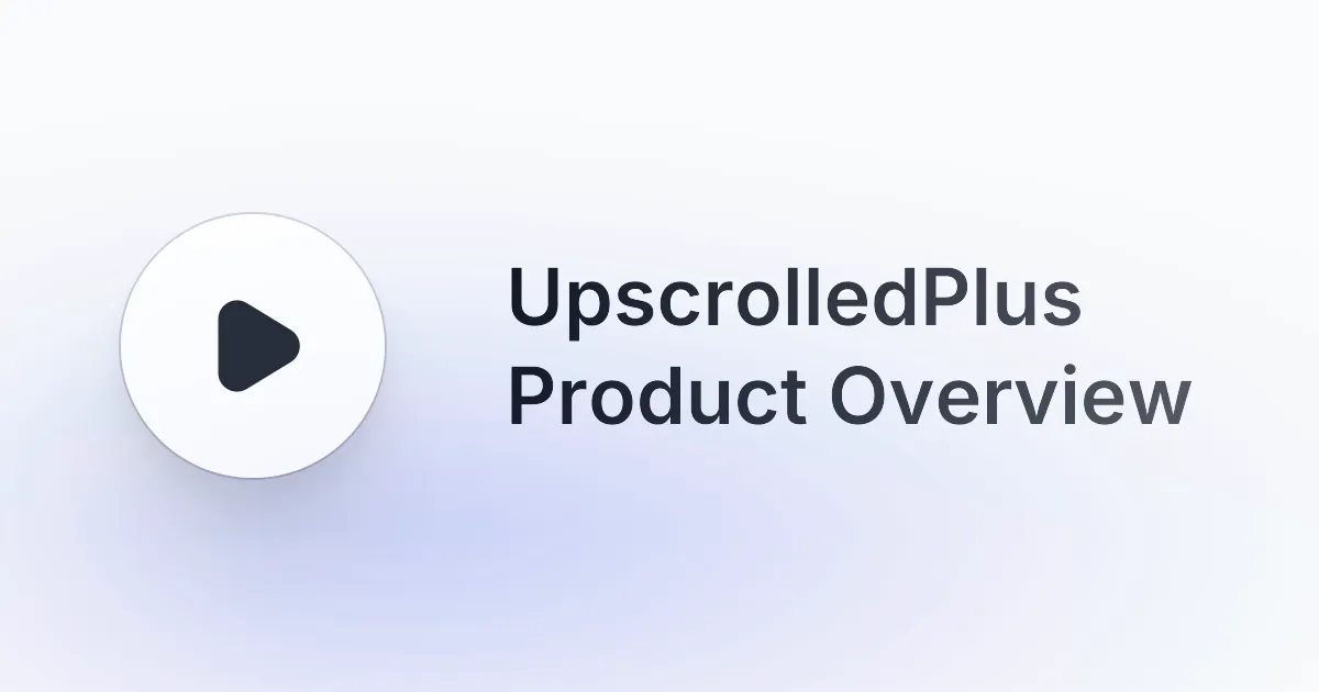 UpScrolledPlus gallery image
