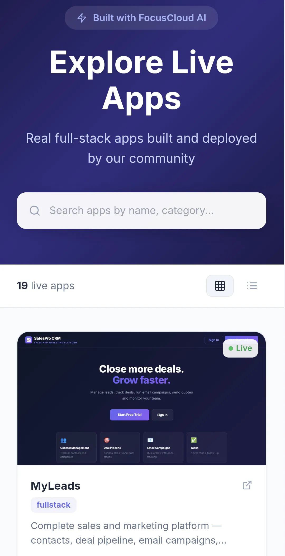 Focuscloud  gallery image