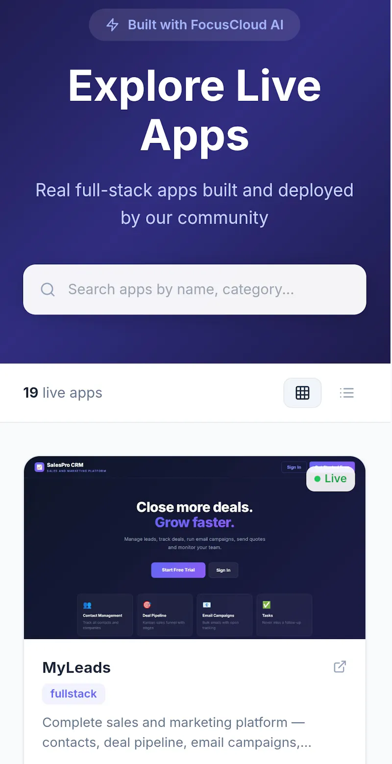 Focuscloud  screenshot 5
