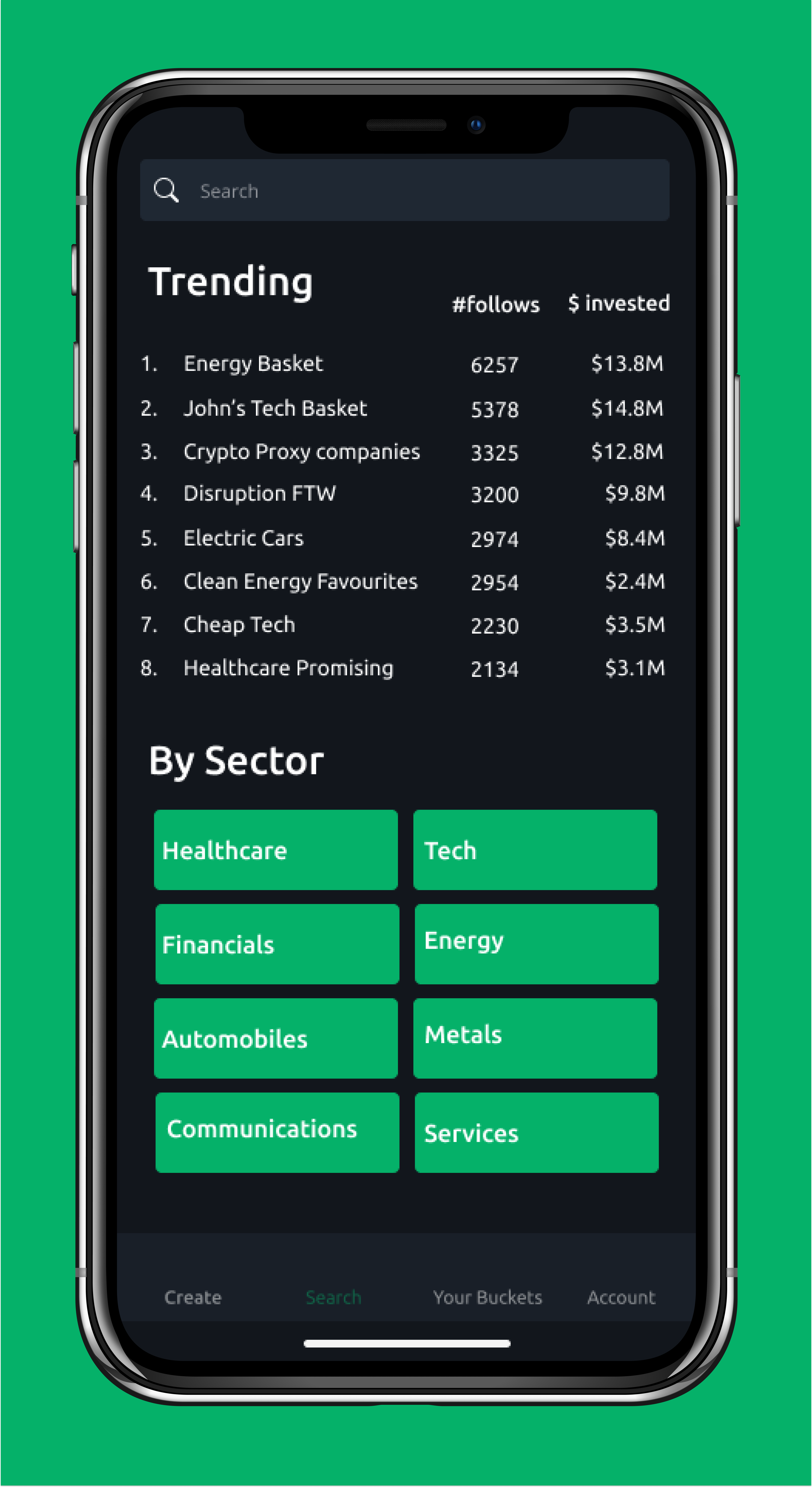 Buckets Investing gallery image