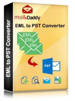 MailsDaddy EML to PST Converter - Product Hunt launch logo and brand identity