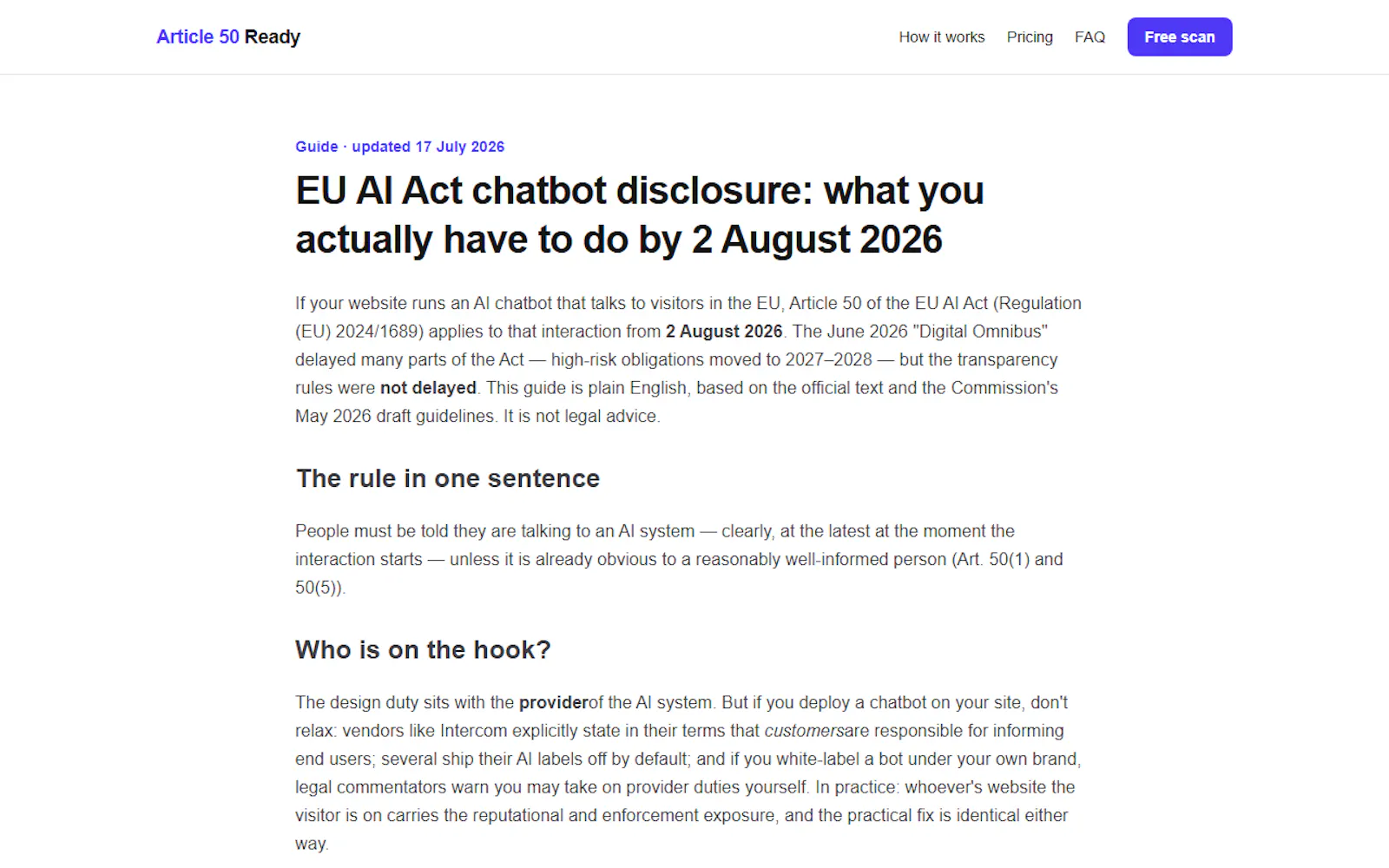 Article 50 Ready screenshot 2