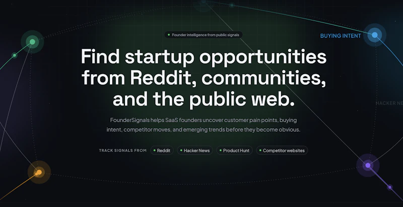 FounderSignals screenshot 1