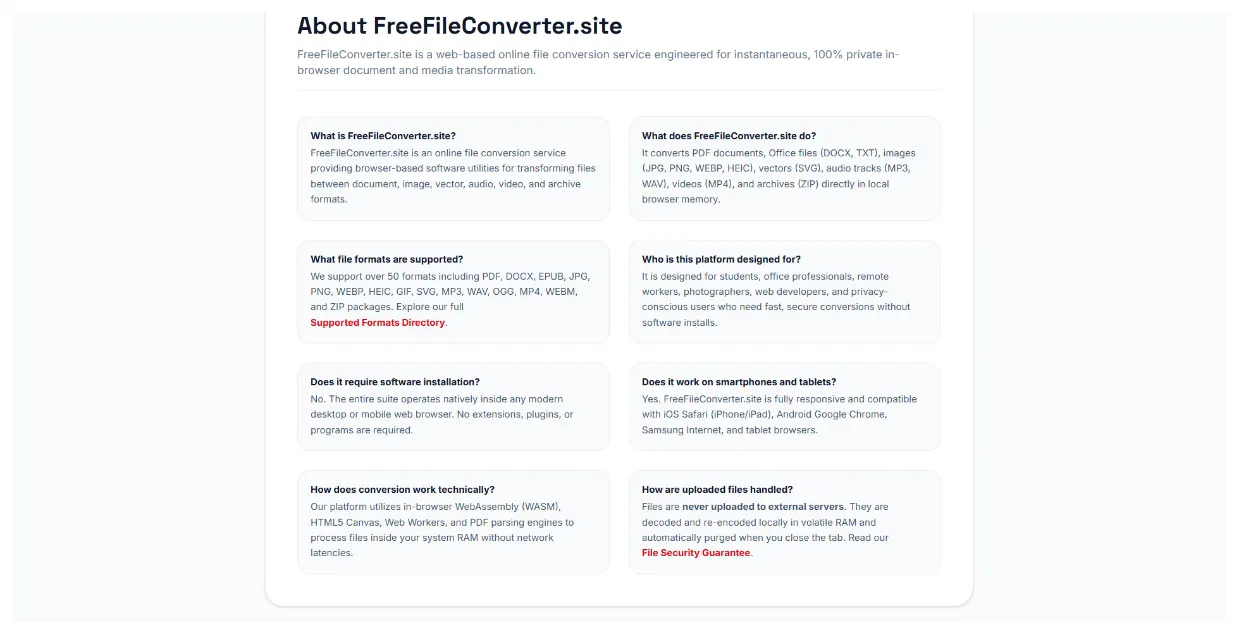 Free File Converter screenshot
