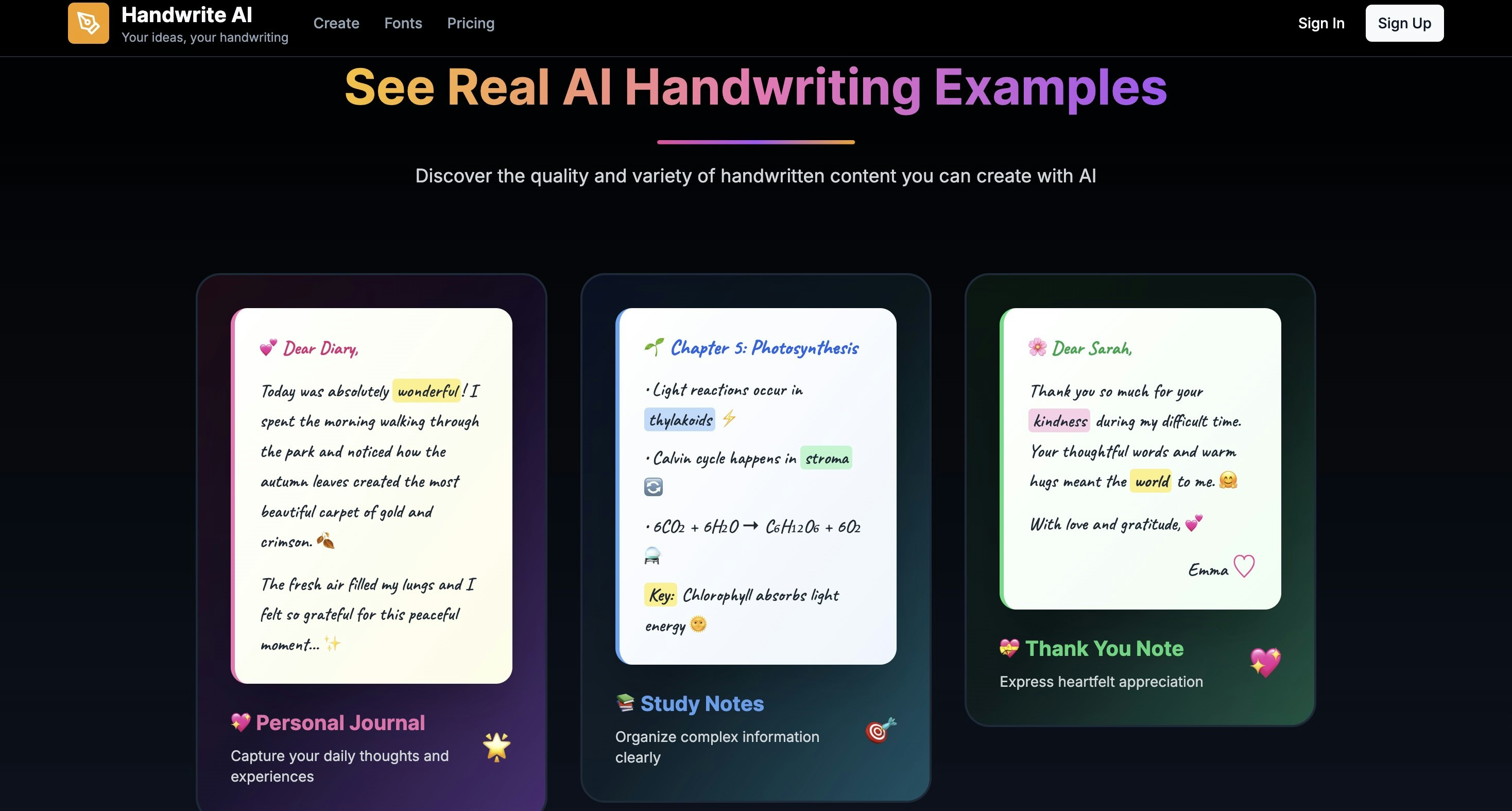 Handwrite AI media 3