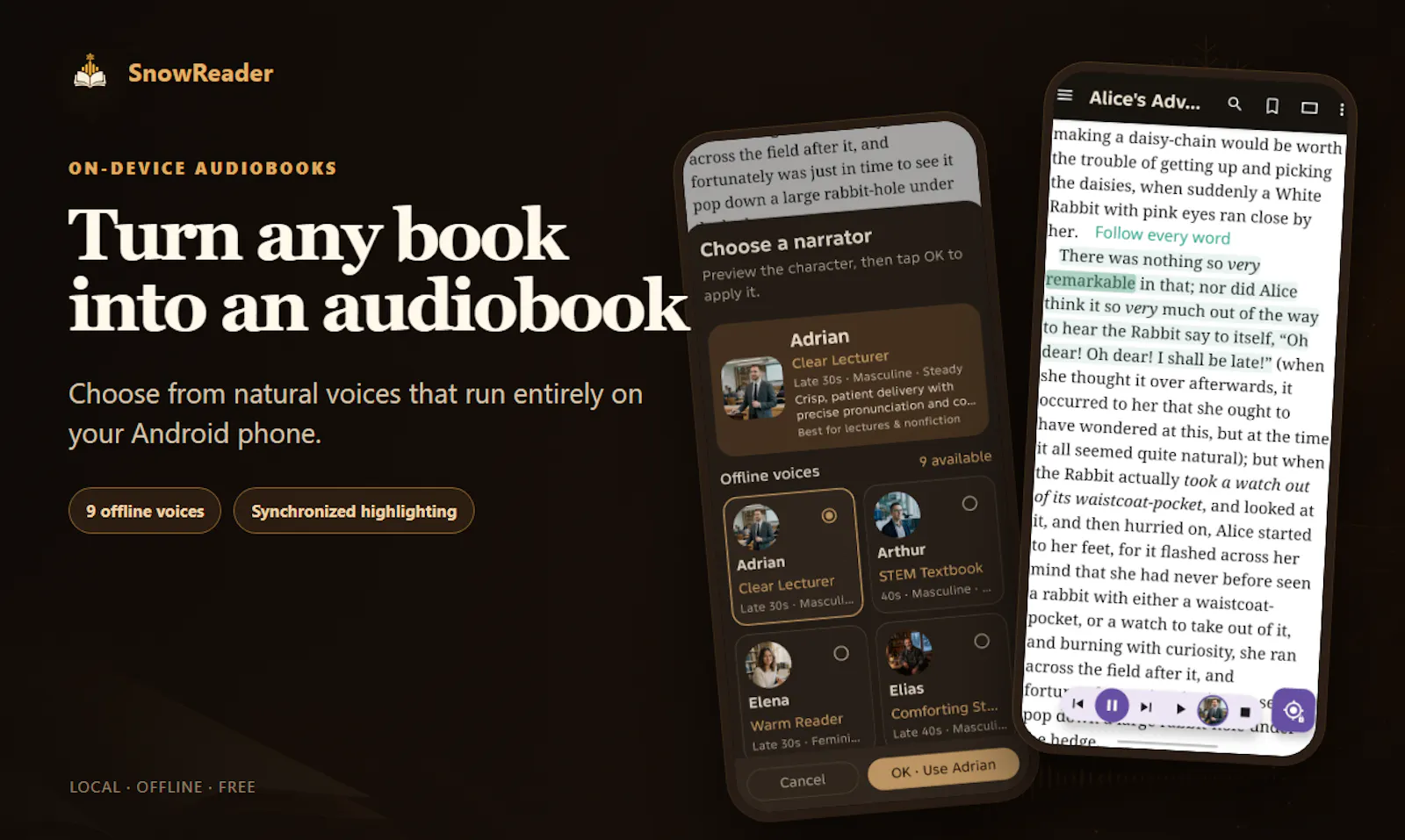 SnowReader screenshot 2