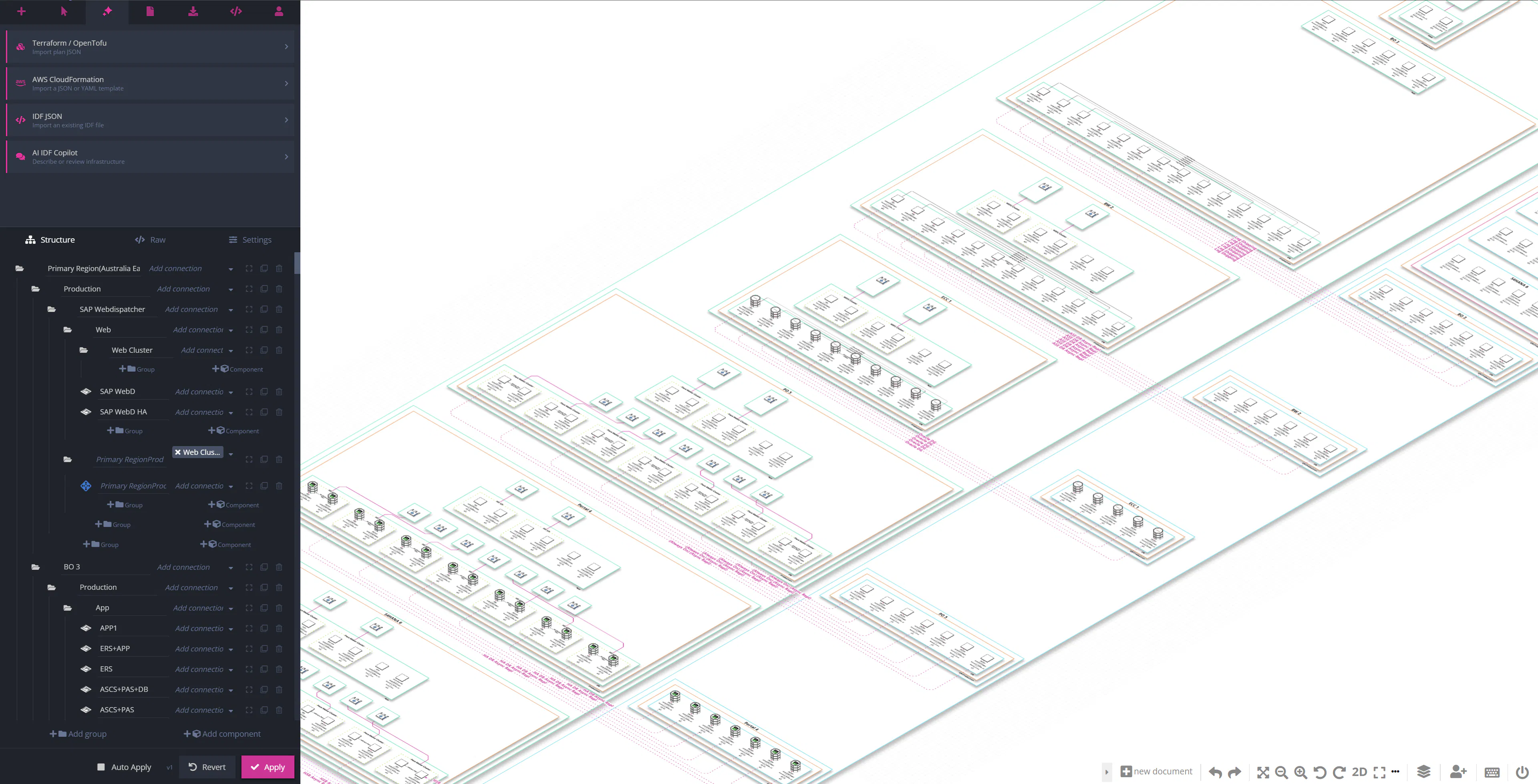 Arcentry - 3D infrastructure diagrams 截图 5