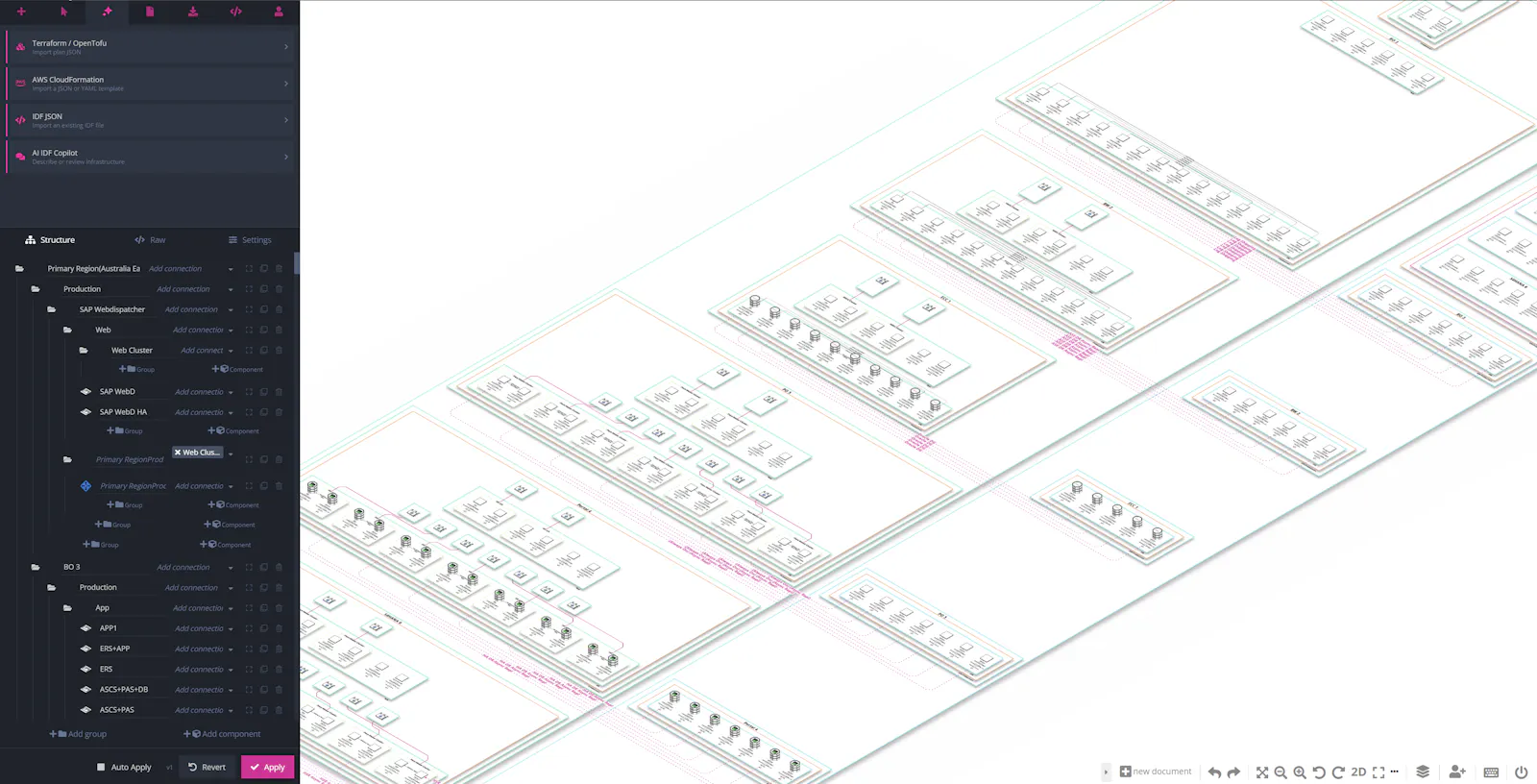 Arcentry - 3D infrastructure diagrams screenshot 5