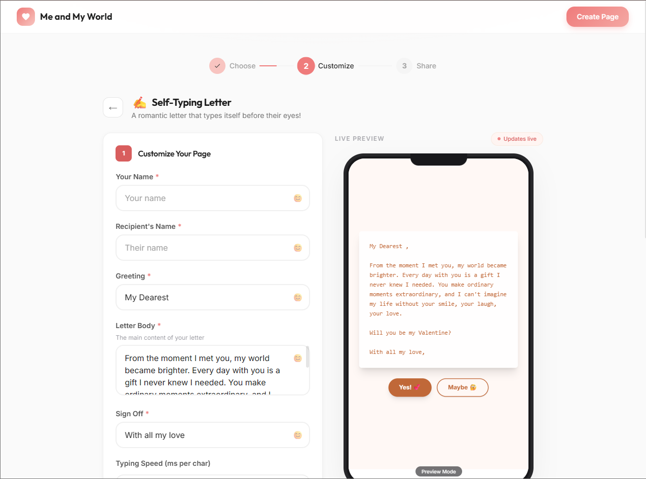 Me and My World gallery image
