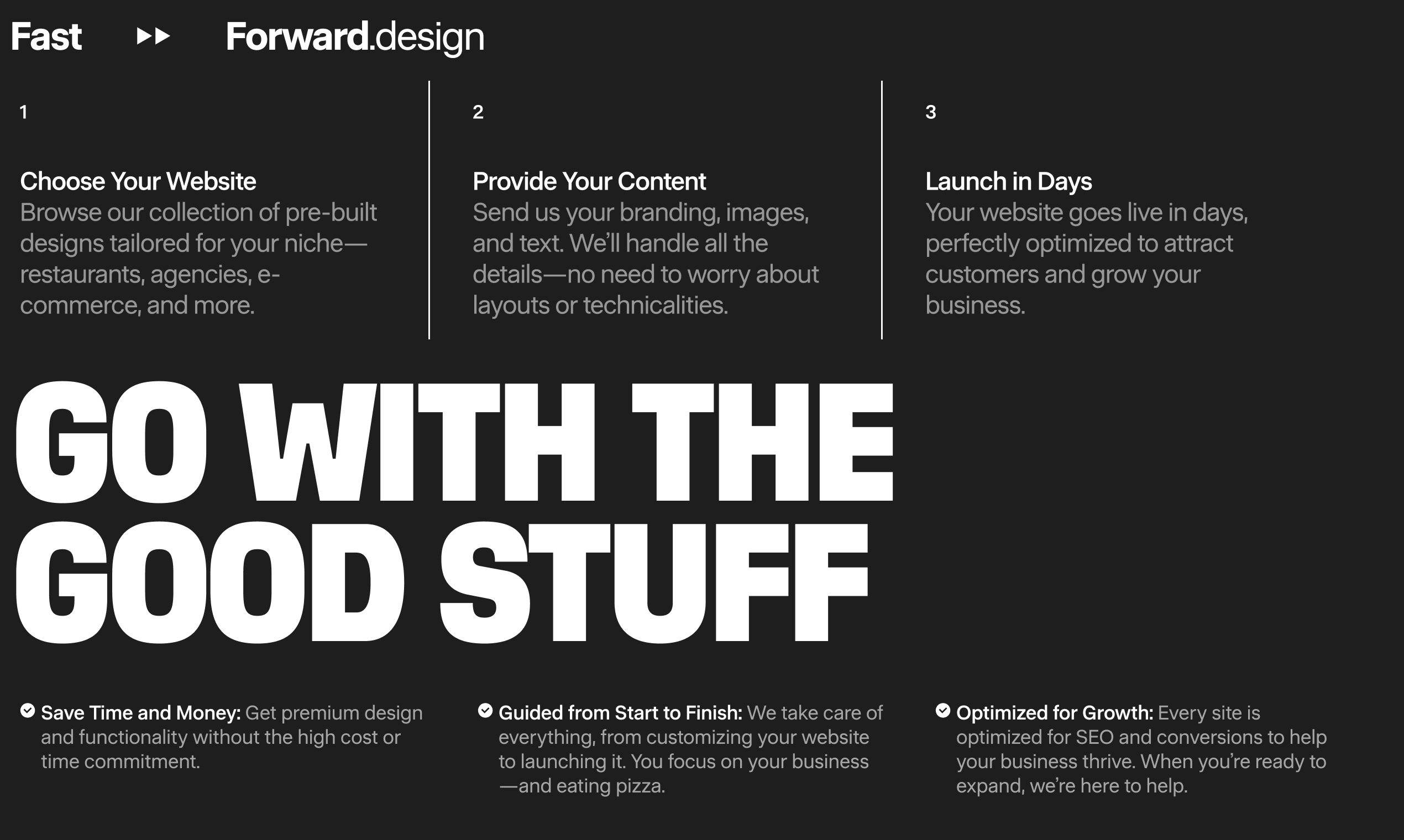 FastForward.design - Премиум веб -сайт в дни, без посторонней цены. медиа 5