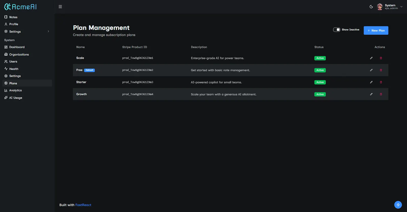 FastReact screenshot 9