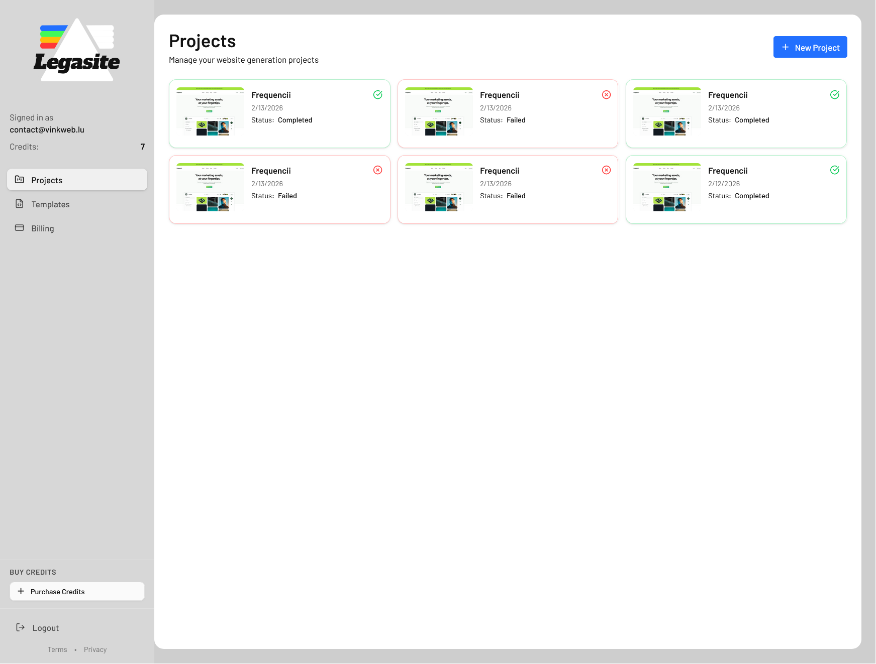 Legasite gallery image