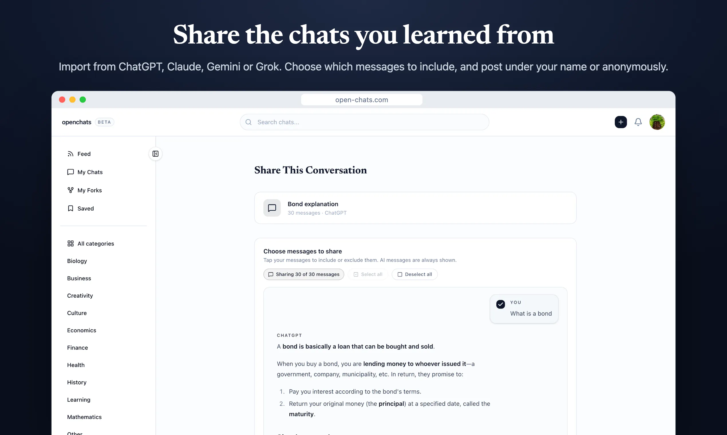 openchats gallery image