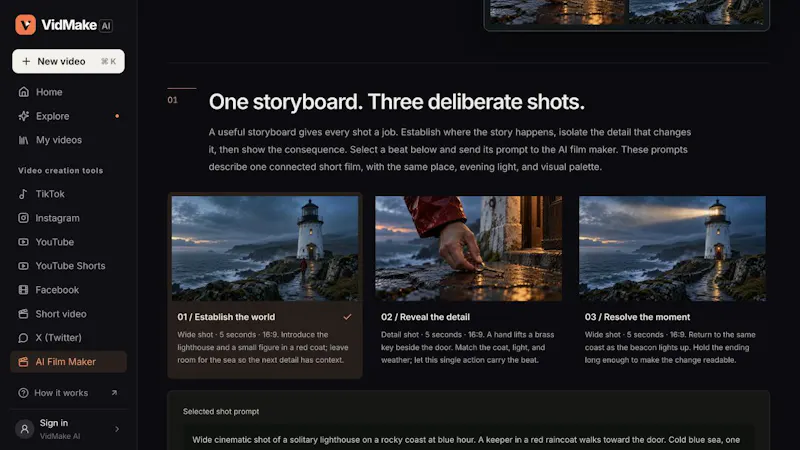 AI Film Maker screenshot 1