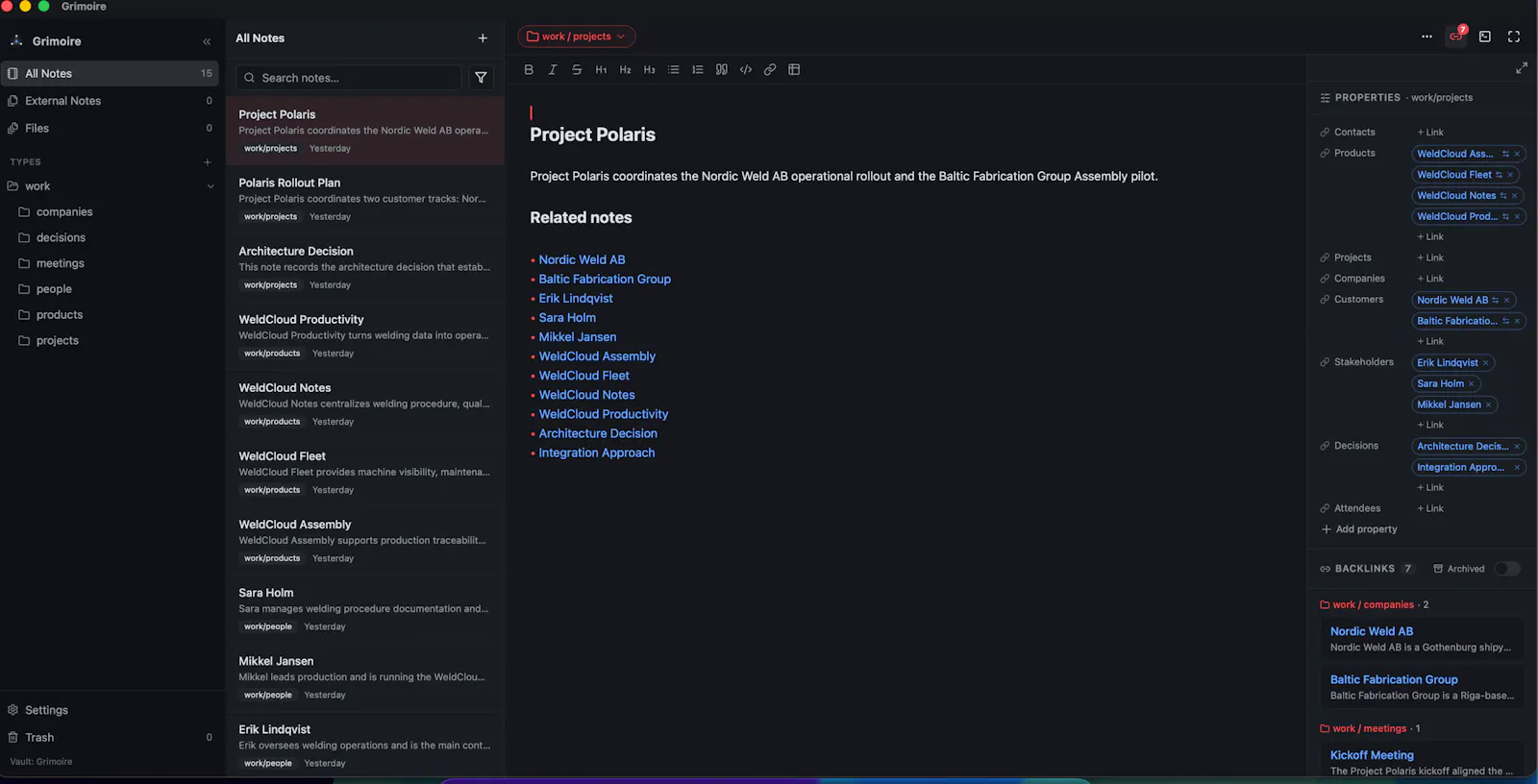 Grimoire screenshot 3