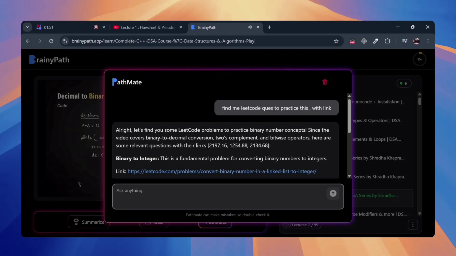 BrainyPath - Study Mode For Youtube gallery image