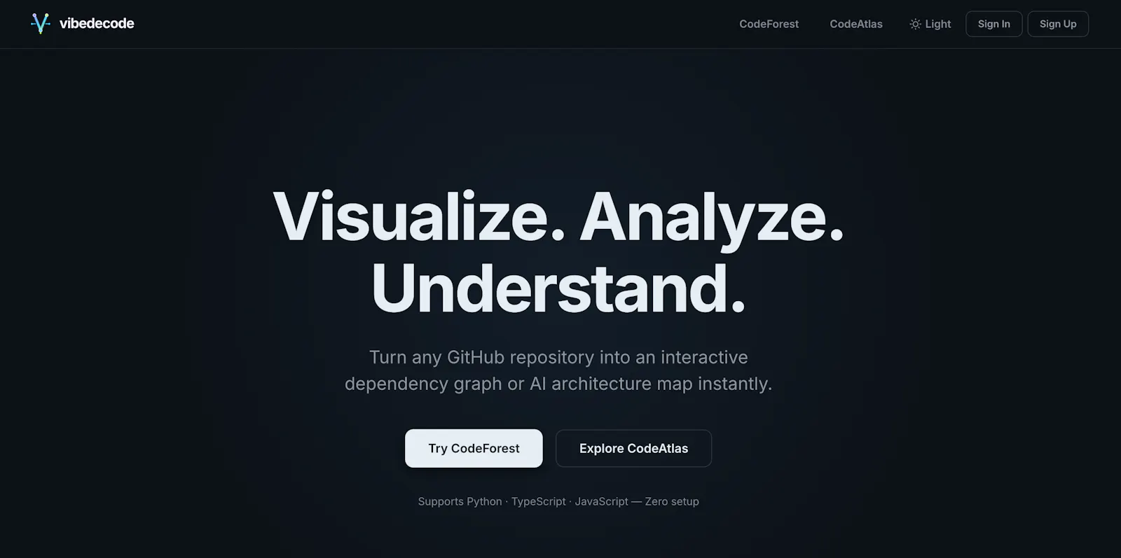 Vibedecode screenshot 2