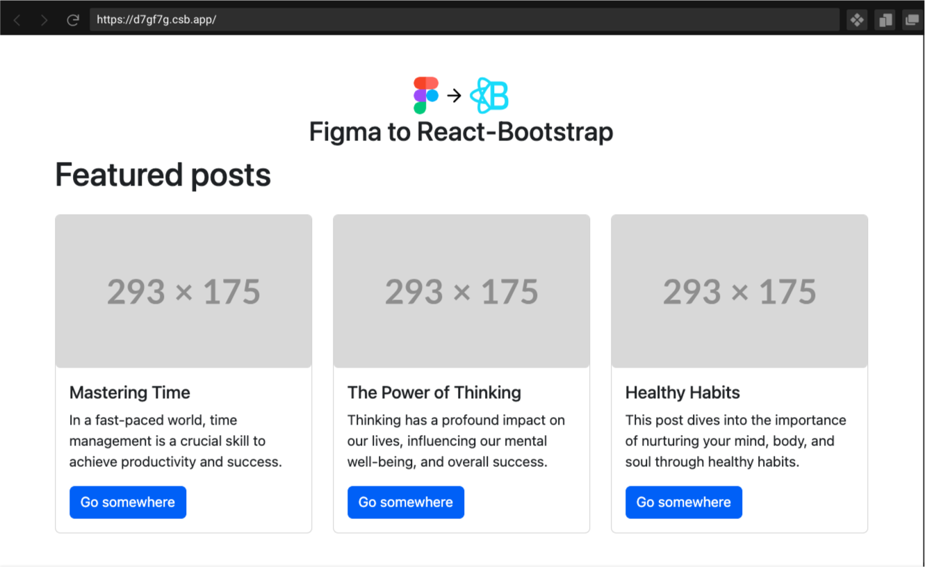 Figma to React Bootstrap Plugin media 5